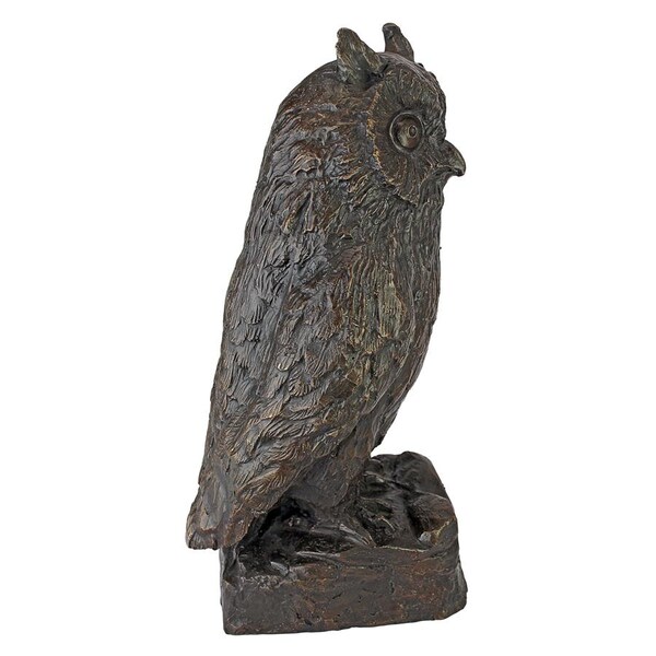 The Wise Owl Bronze Garden Statue